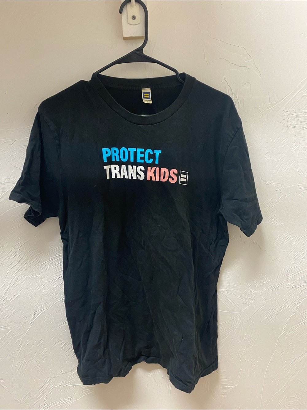 Protect Trans Short Sleeve Tee - Black